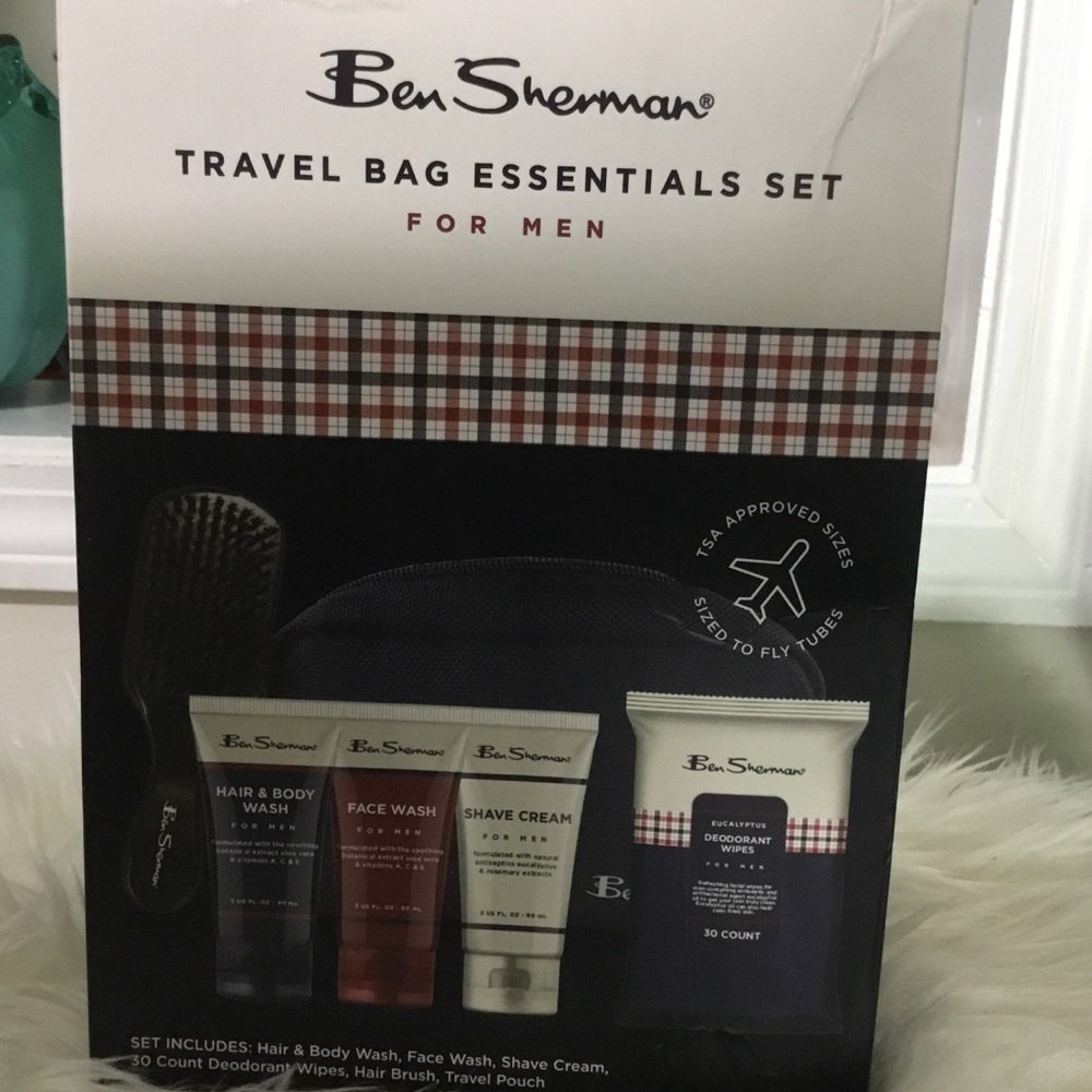 Ben Sherman travel bag essential set